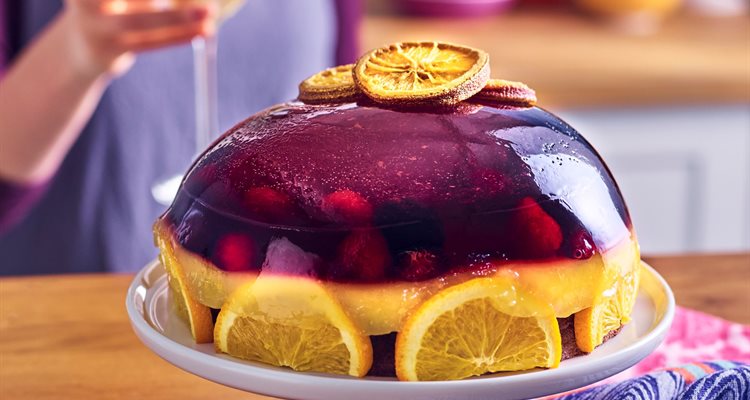 Jelly Fruit Cake - The Best Tropical Agar Agar Jelly Fruit Cake Recipe