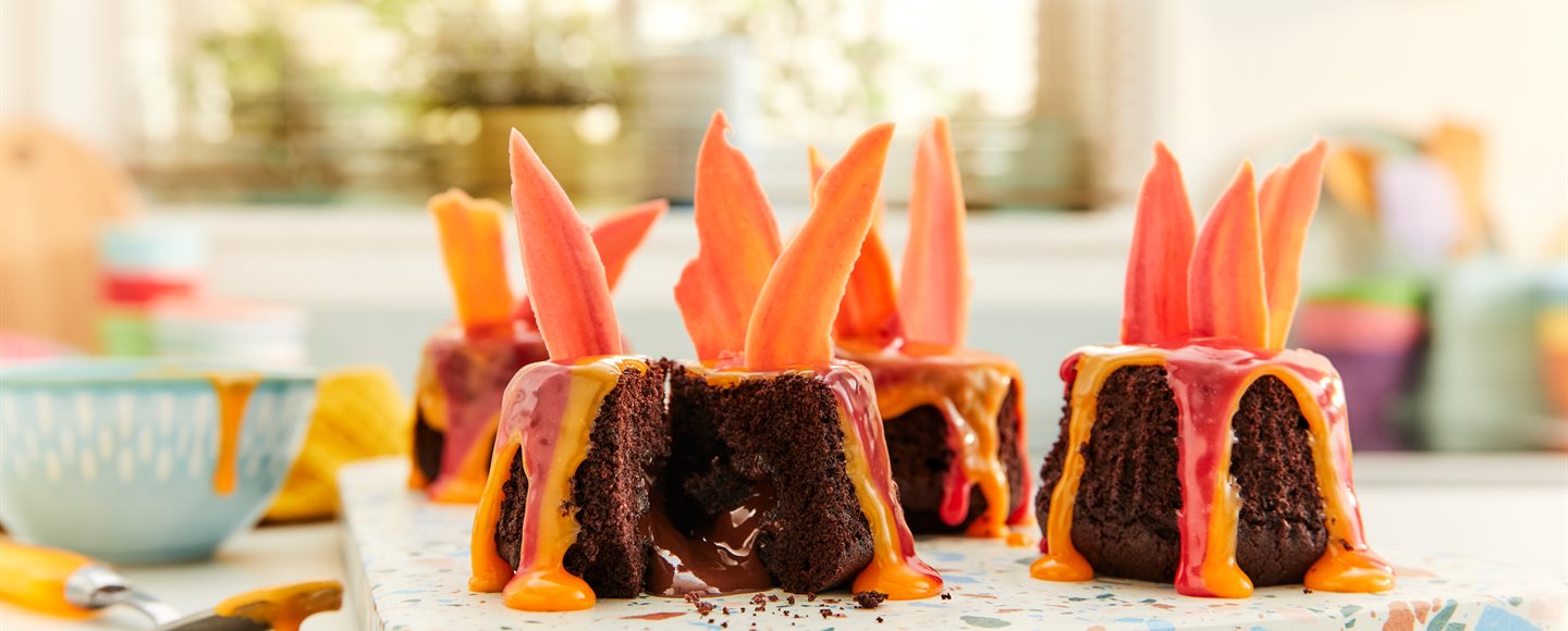 Chocolate Lava Cake with Salted Caramel - The Endless Meal®