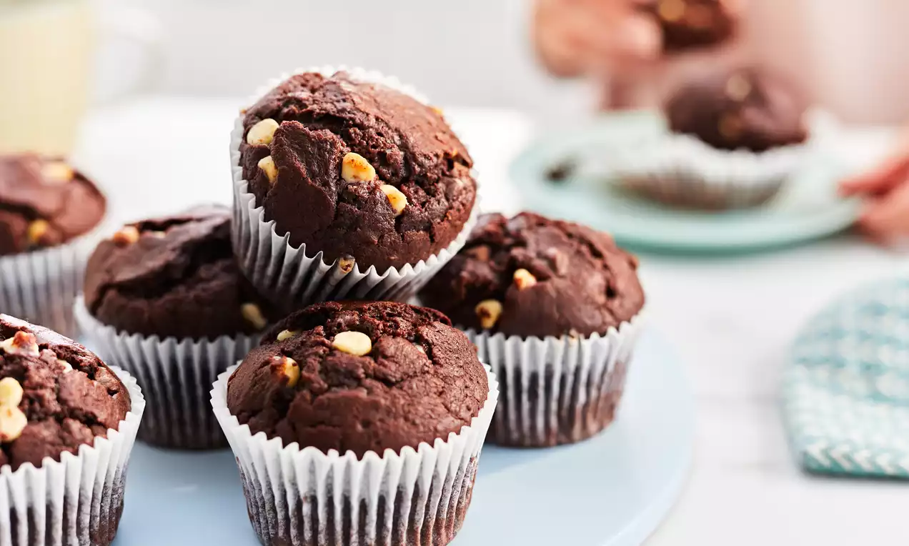 Double Chocolate Chip Muffins Recipe | Dr. Oetker