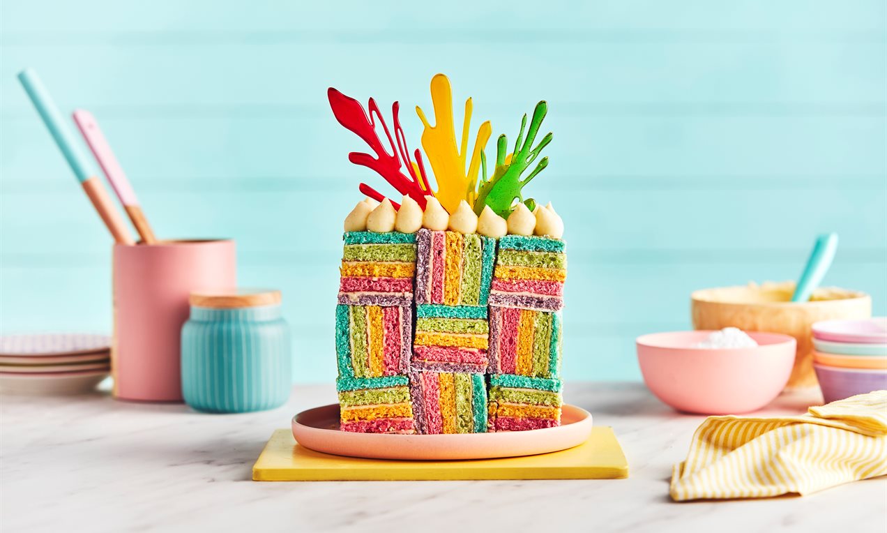 Rainbow Carnival Cake Recipe | Dr. Oetker