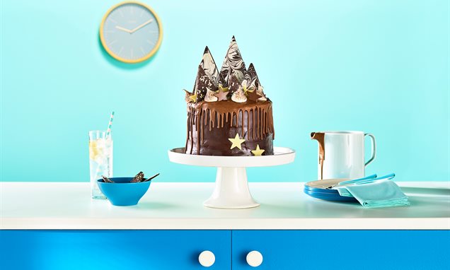 Perfect Chocolate Birthday Cake (with Chocolate Ganache and Shards)