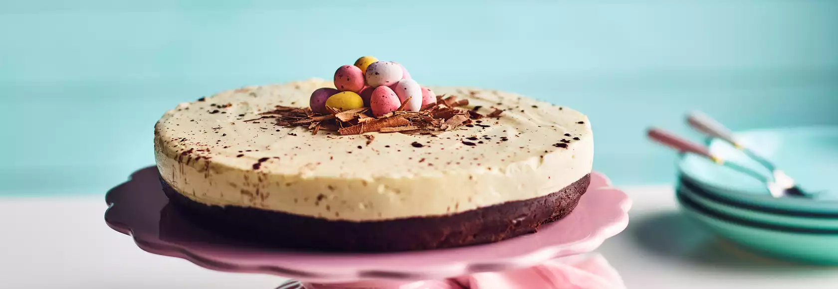 No Bake White Chocolate Cheesecake Recipe | Dr. Oetker