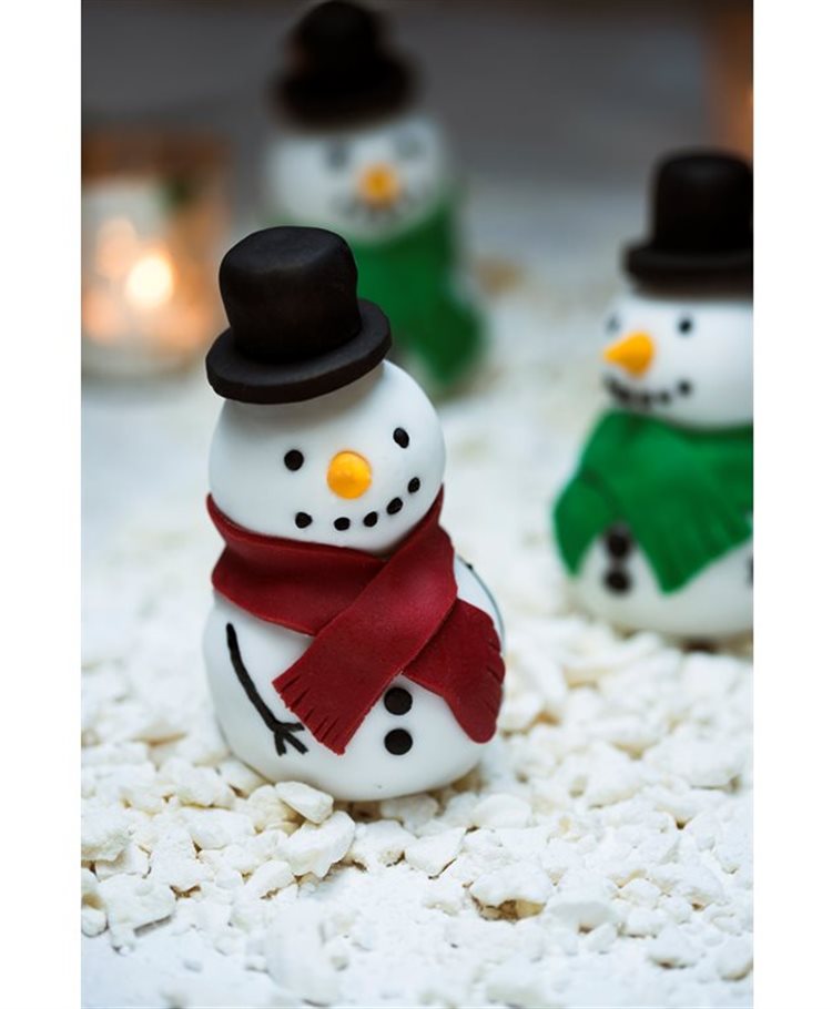 Snow Man and Family Novelty Christmas Cake | Susie's Cakes