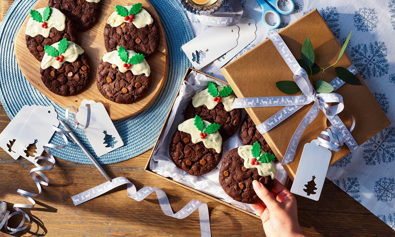 Christmas Pudding Cookies Recipe Dr. Oetker