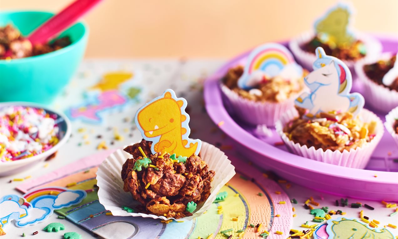 Chocolate Cornflake Cakes Recipe | Dr. Oetker
