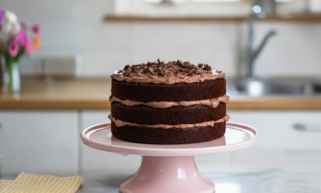 Chocolate Victoria Sponge Cake Recipe | Dr. Oetker