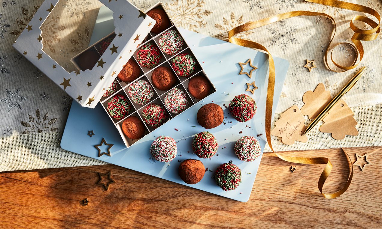Christmas Chocolate Truffles Recipe Dr. Oetker