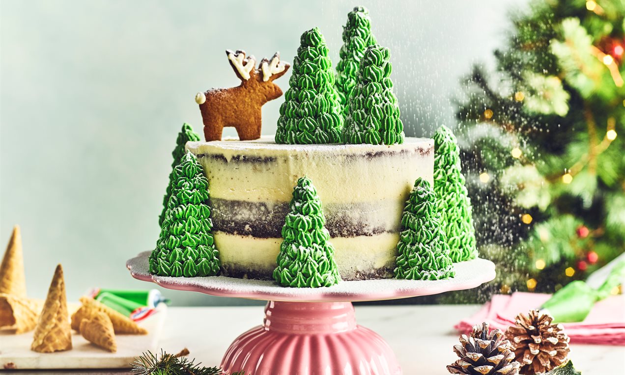Black Forest Christmas Cake Recipe | Dr. Oetker