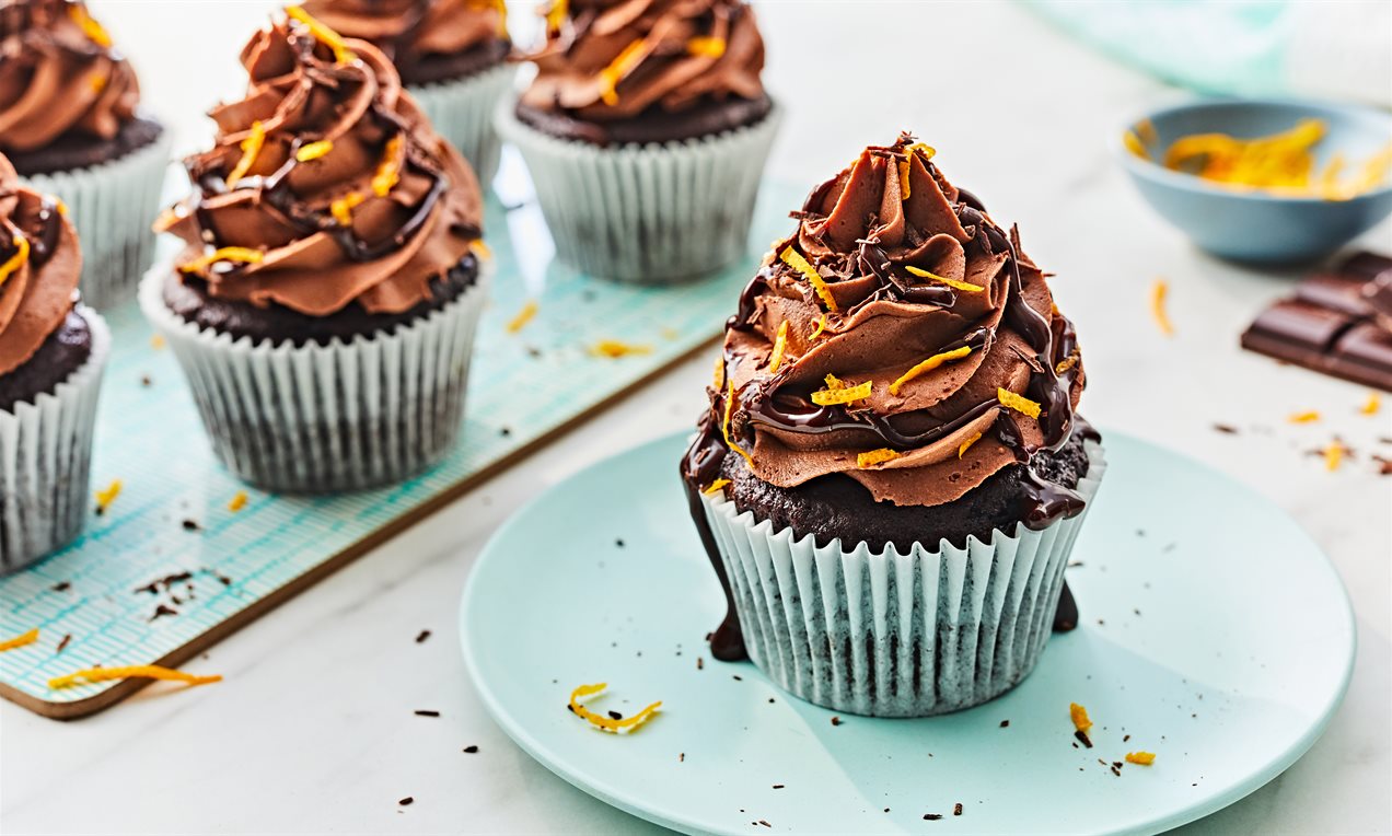 Gluten Free Chocolate Orange Cupcakes Recipe | Dr. Oetker