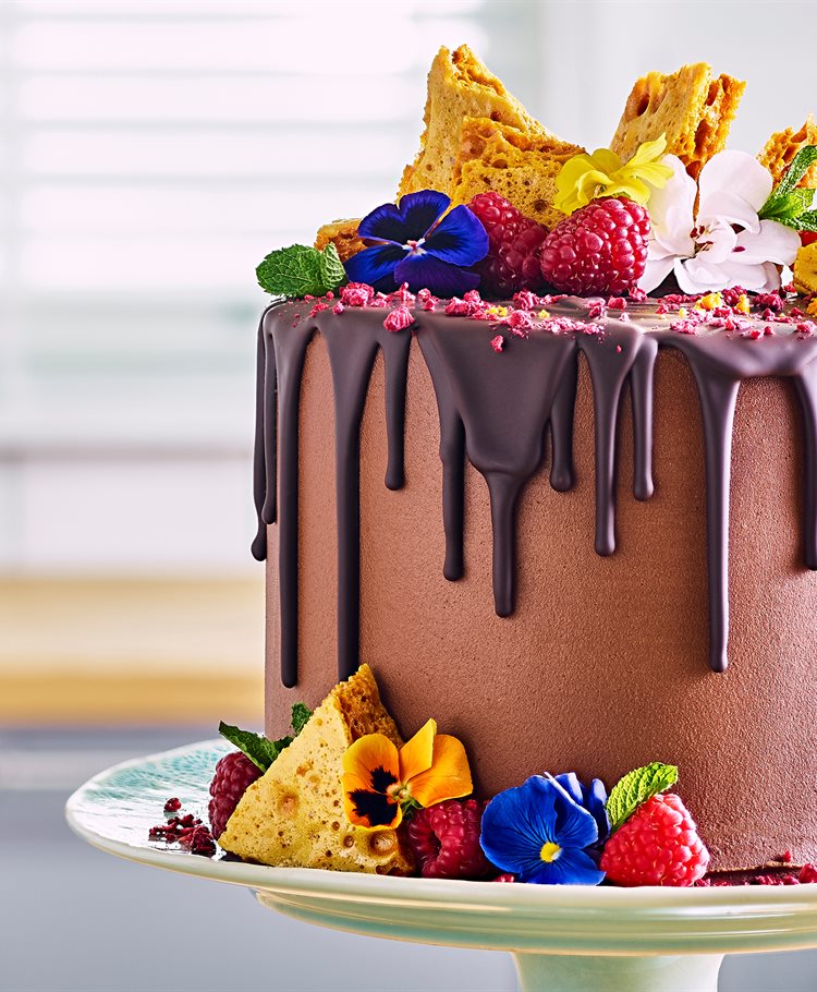 Vegan Biscoff, Chocolate and Honeycomb Cake | Depot Bakery