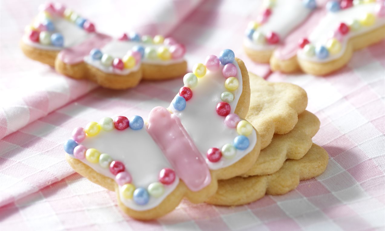 Almond Butterfly Cookies Recipe Dr. Oetker