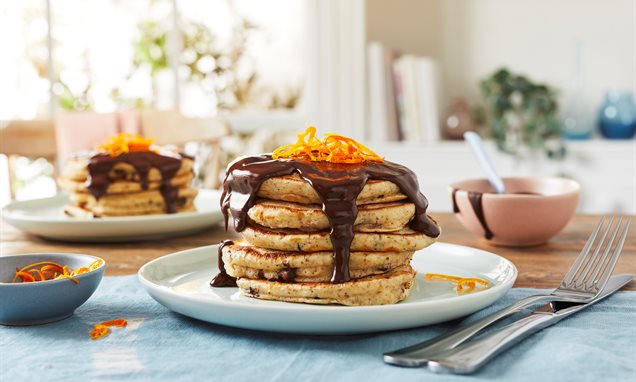 Vegan Chocolate Orange Pancakes Recipe | Dr. Oetker