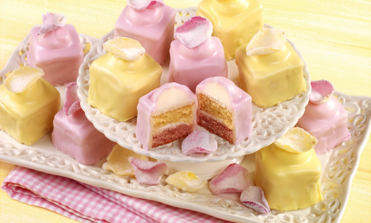 Rose And Lemon Fondant Fancies Recipe Dr Oetker