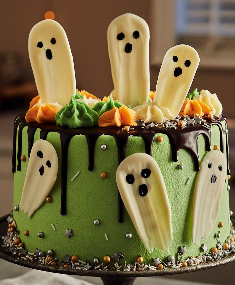 Peggy Porschen's Halloween Ghost Cake Tutorial - Cake Geek Magazine
