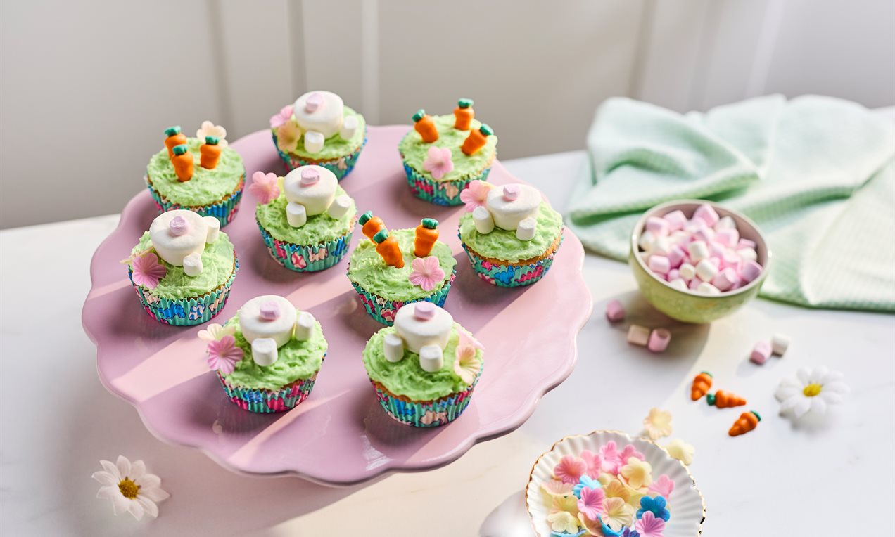 Easter Bunny Bum Cupcakes Recipe | Dr. Oetker